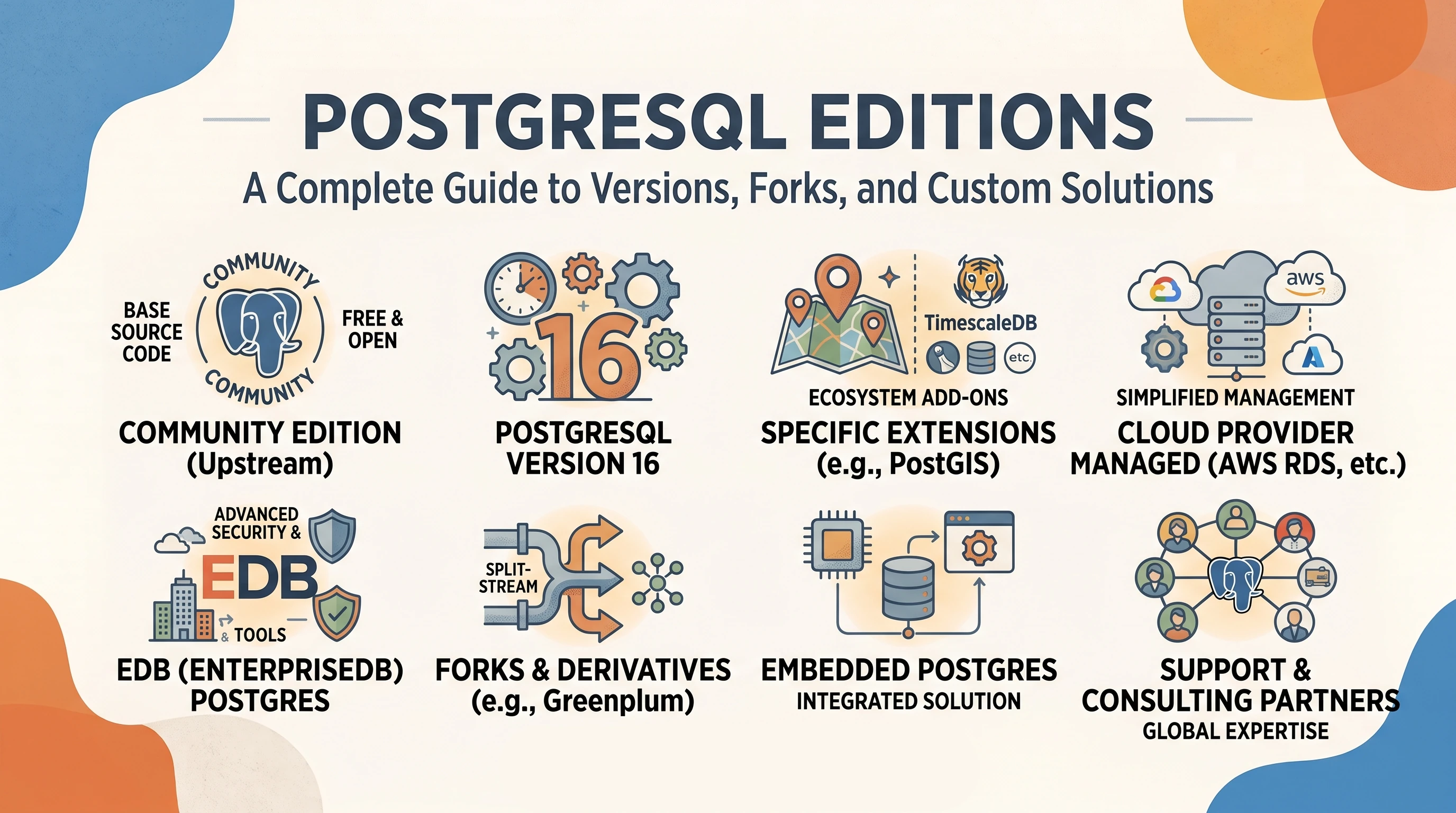 PostgreSQL Editions